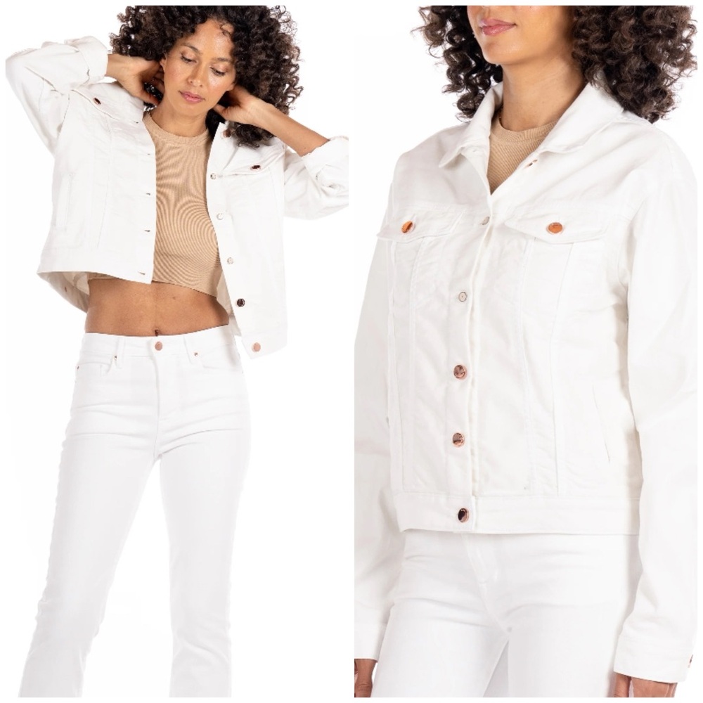 Fidelity Off-White Denim Jacket